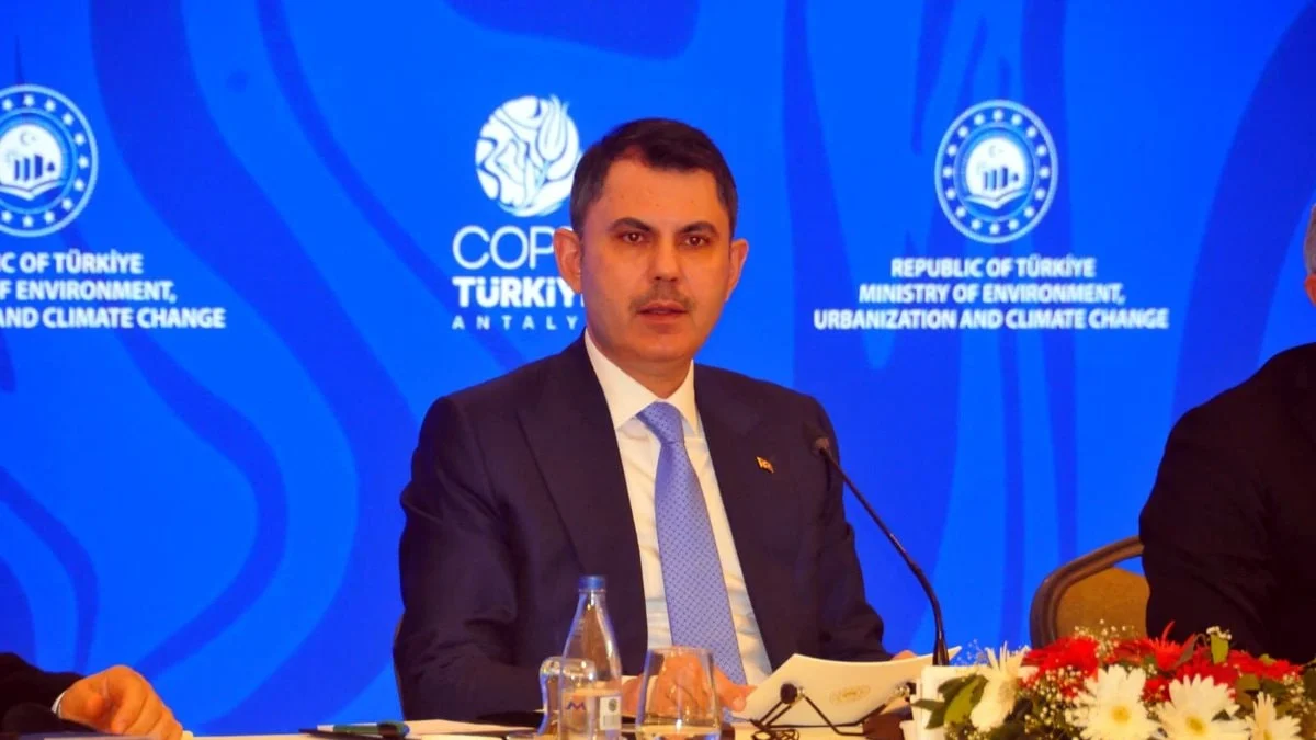 Murat Kurum: İklim değişikliği artık insanların gündelik hayatında önemli bir başlık