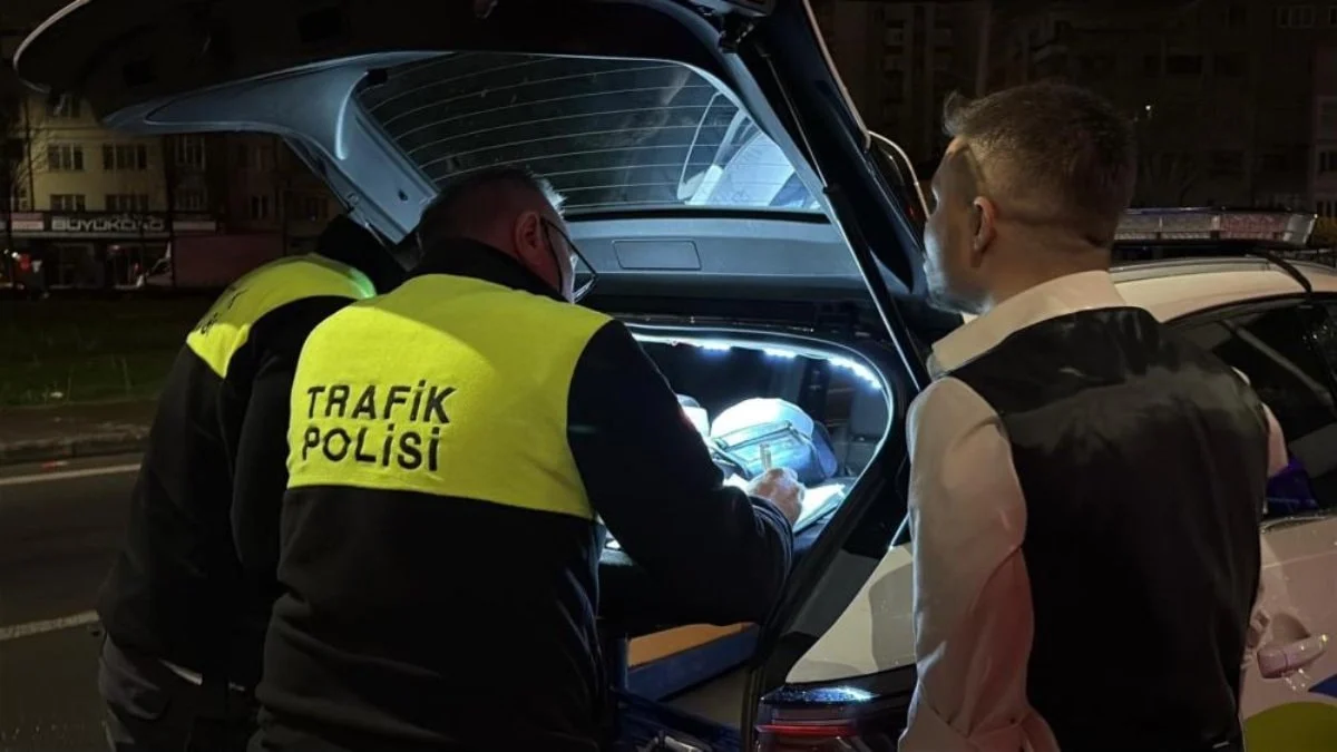 Kayseri'de alkollü sürücü, polislerin sabrını sınadı