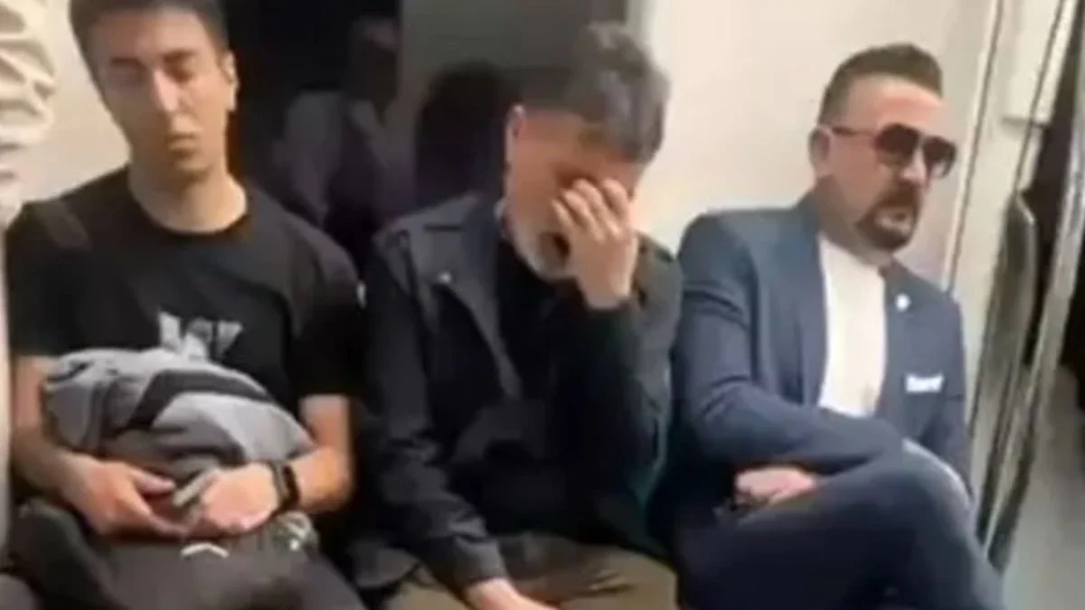 Ertan Torunoğulları, Marmaray'da görüntülendi