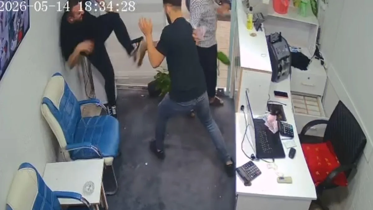 Hatay'da döviz bürosuna silahlı saldırı: Görüntüler ortaya çıktı
