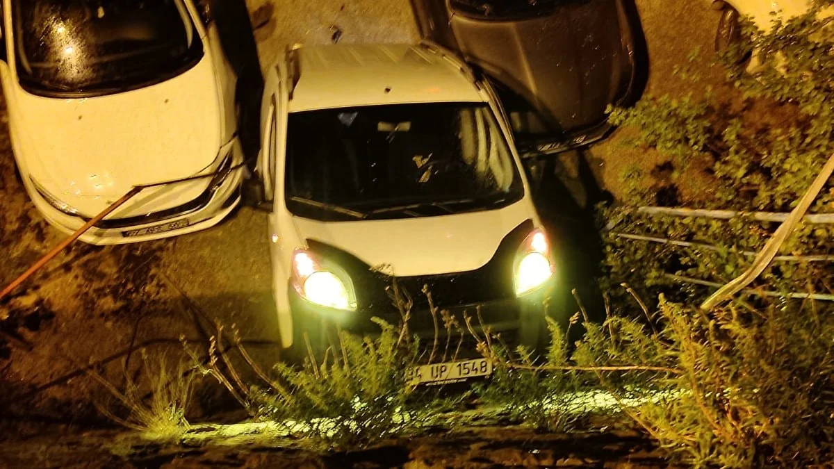 Zonguldak’ta polisten kaçarken istinat duvarından aşağı düştü